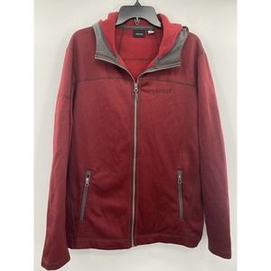 Marmot Women's Full Zip Hoodie Sweatshirt Jacket Coat Maroon Large